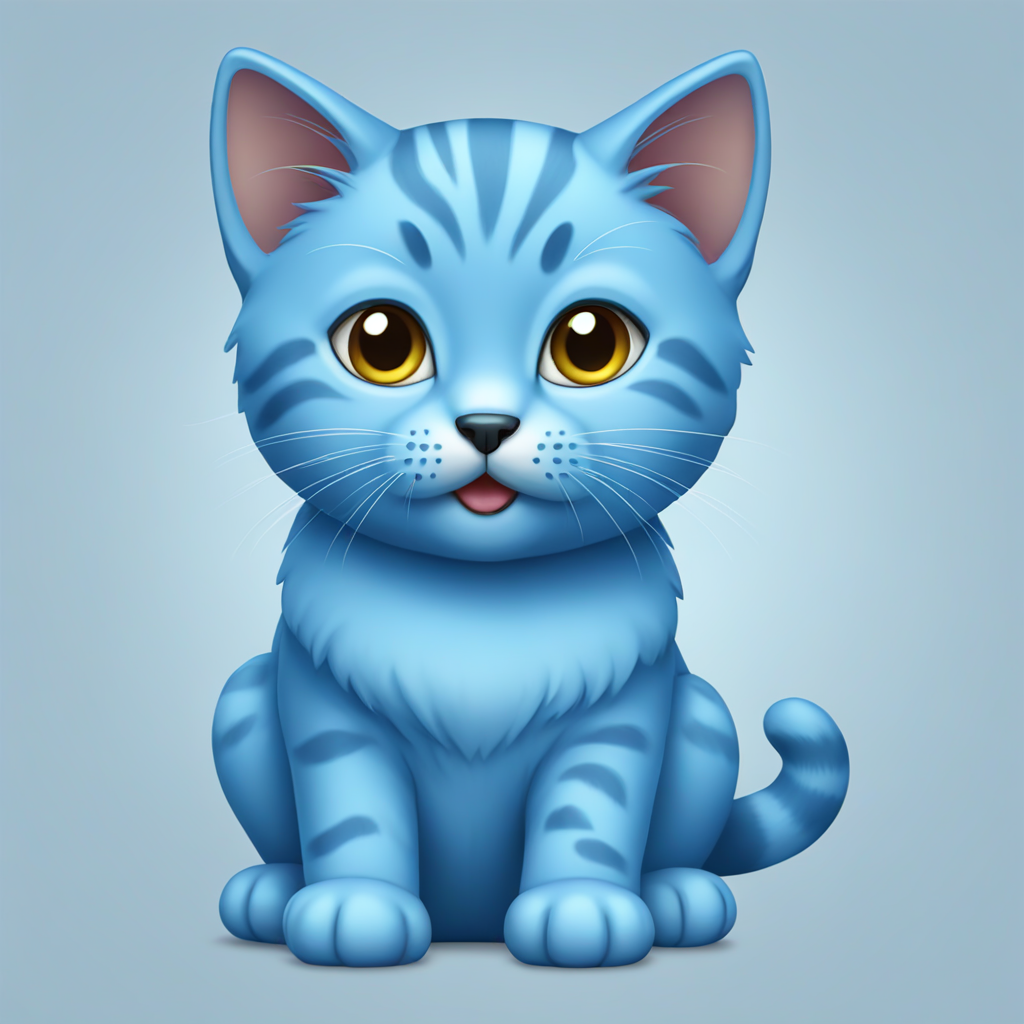 blue kitten